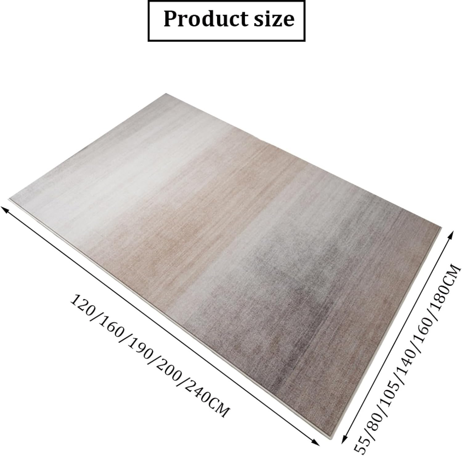 Dalumian Heated Floor Mat 105x190cm Electric Heating Carpet