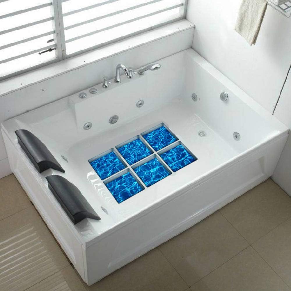 AILEGOU 3D Non-Slip Bathtub Stickers with Sea Animals