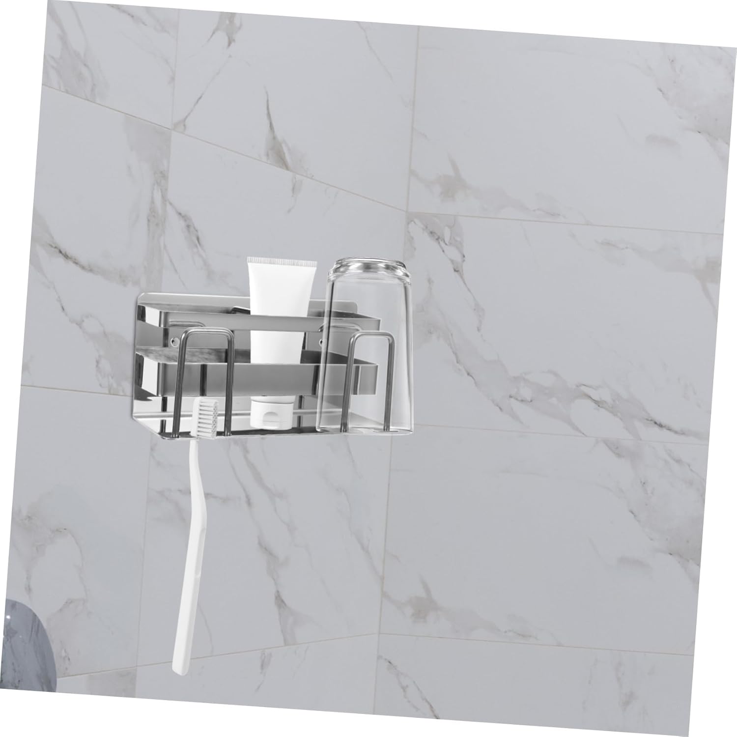Unomor Space-Saving Toothbrush Holder with Anti-Slip Design