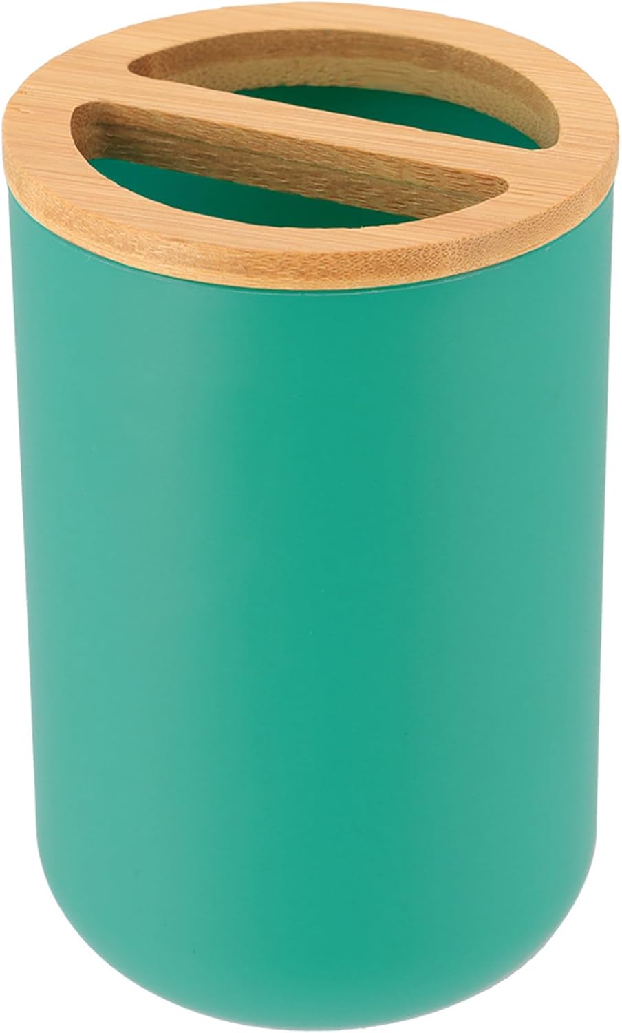 EVIDECO Bamboo Toothbrush Holder with Green Design