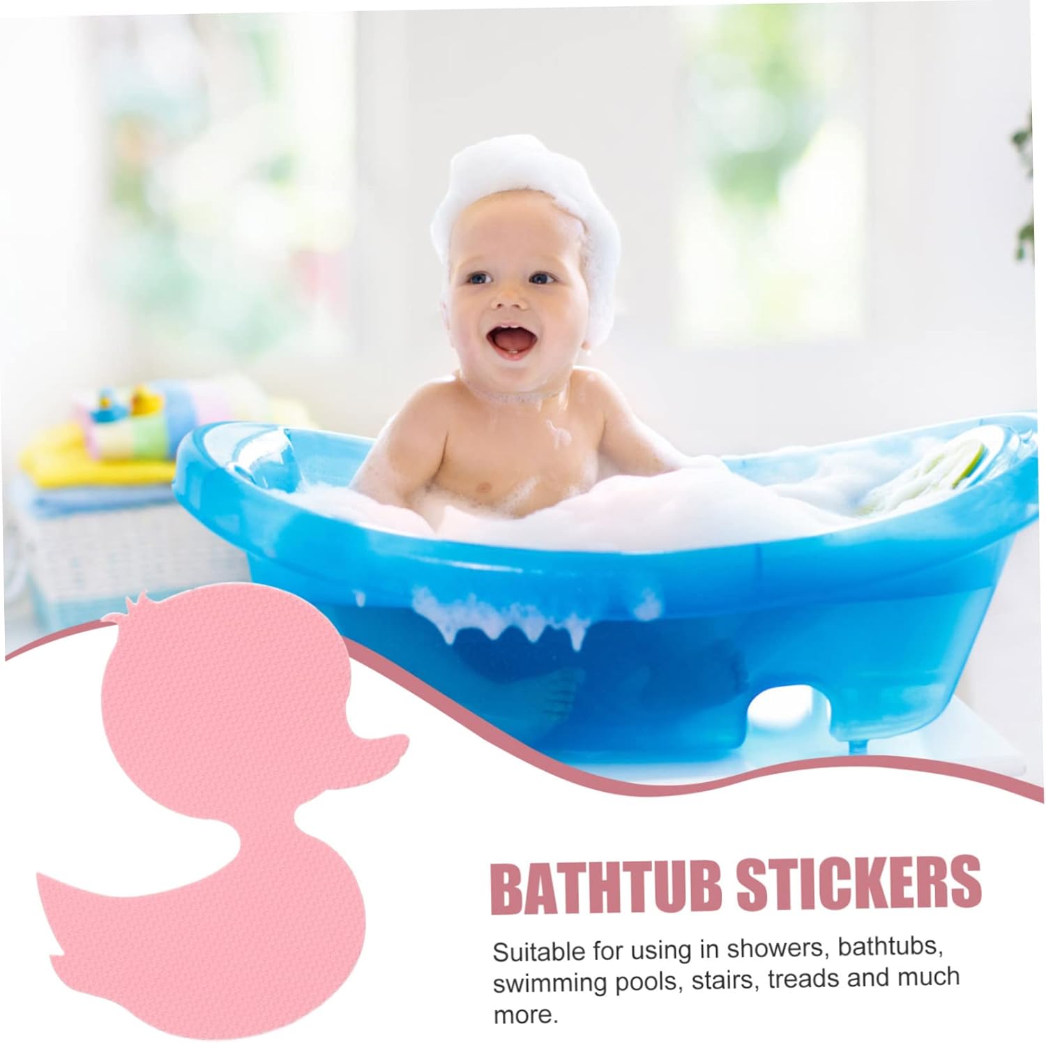Happyyami Non-Slip Shower Floor Stickers