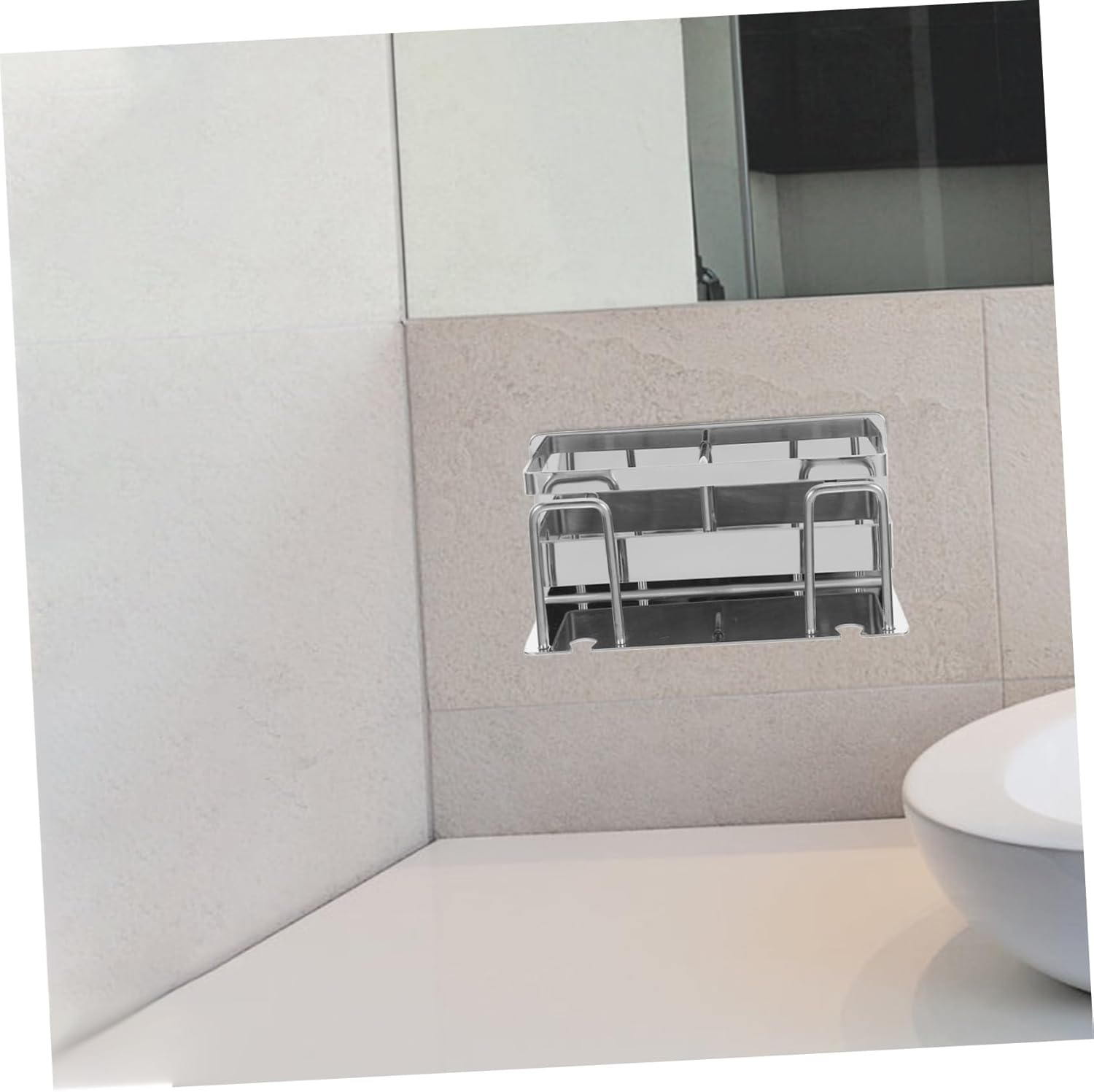 MAGICLULU Wall Mounted Toothbrush Holder Stainless Steel