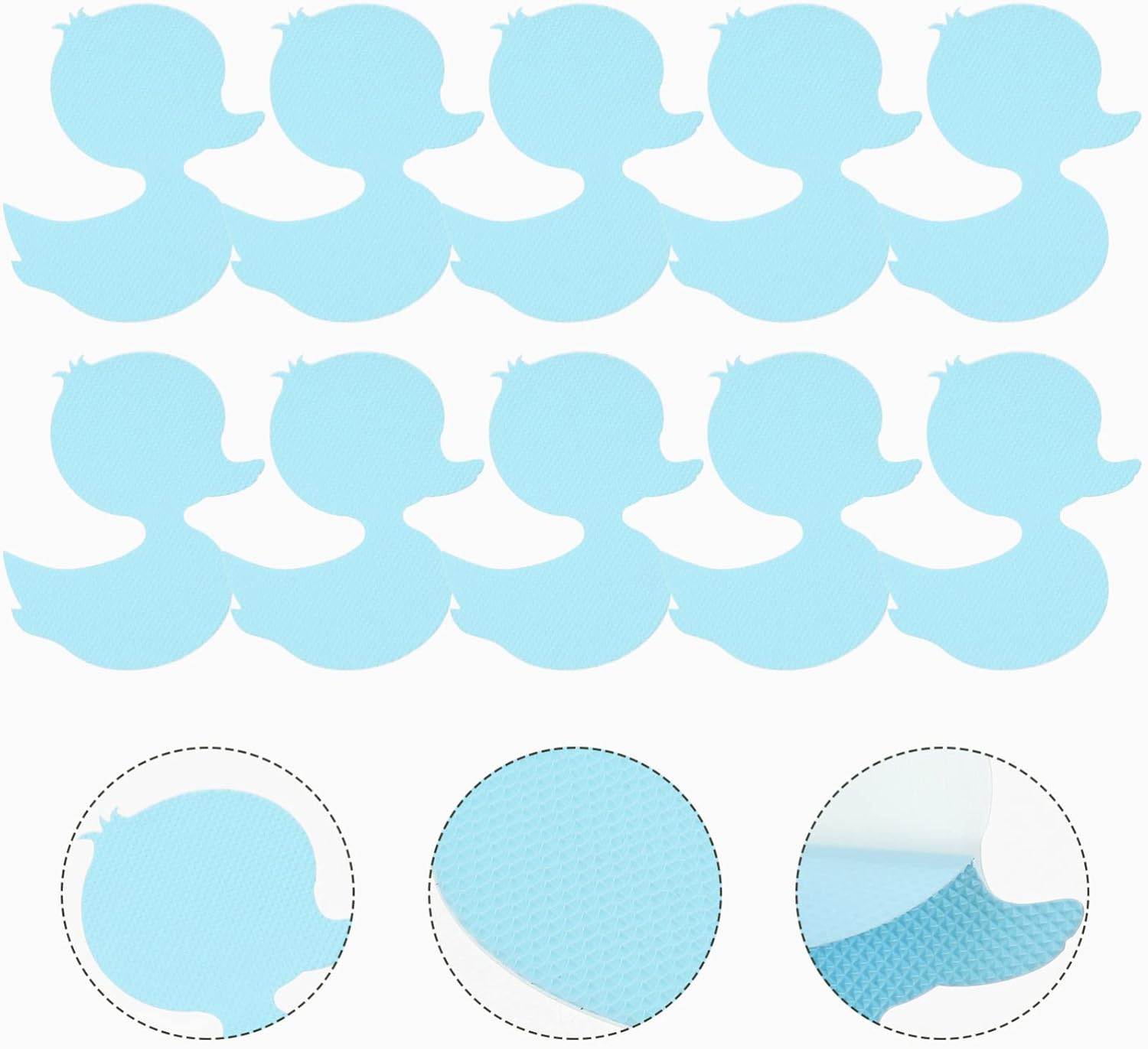 24Pcs Duck Shaped Non Slip Bathtub Stickers