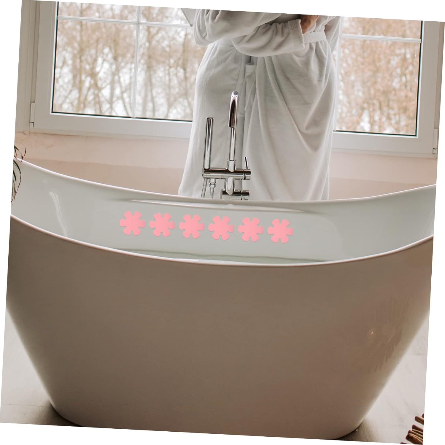 MAGICLULU Non Slip Bathtub Stickers with Scraper