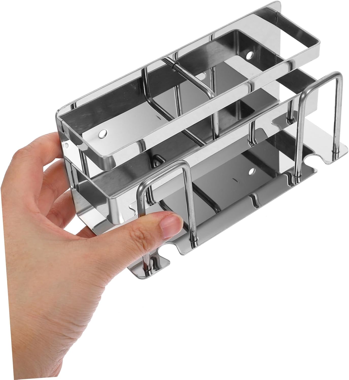 Cabilock Wall Mounted Toothbrush Holder Stainless Steel