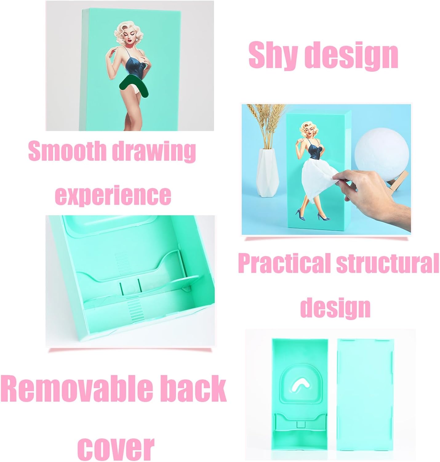 Creative Girls Skirt Tissue Box with Cartoon Design 1