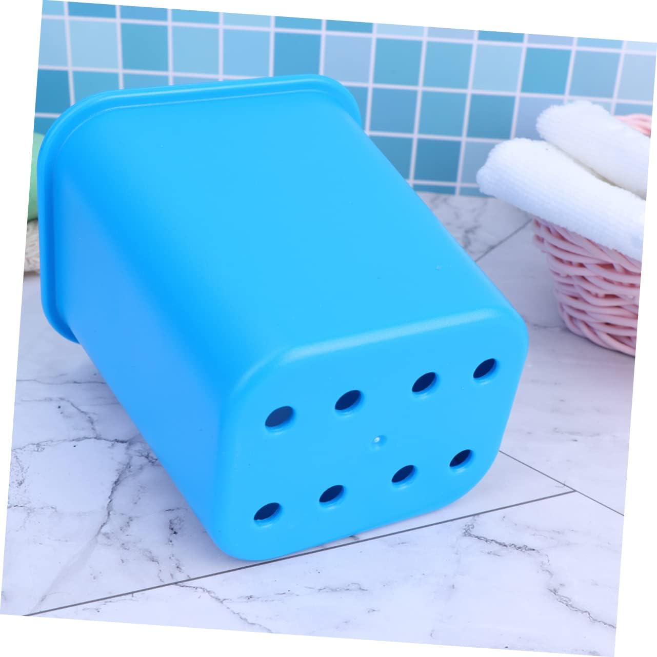 ULTECHNOVO 1Pc Suction Toothbrush Holder Wall Mounted Organizer