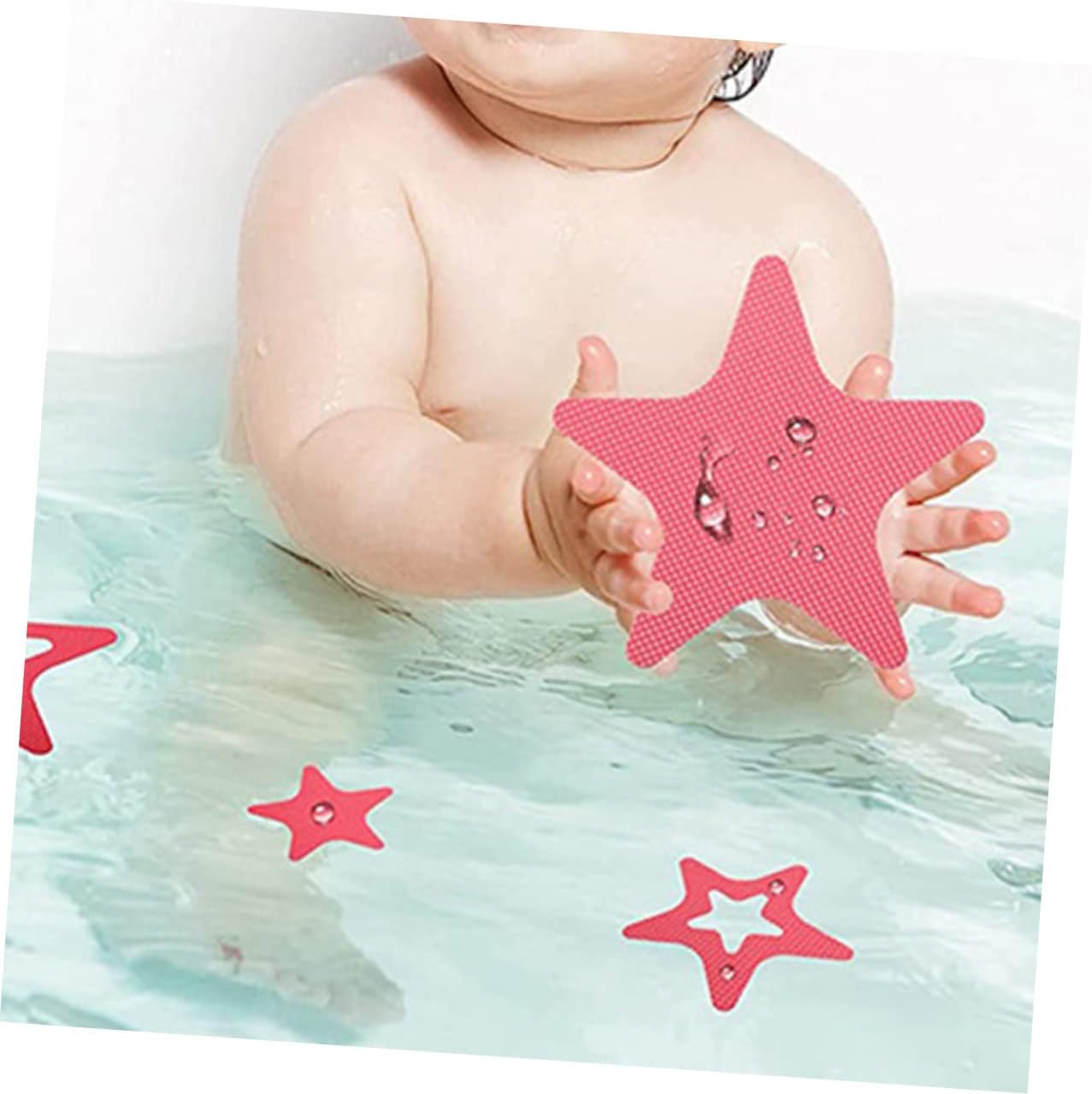 12pcs Star Shape Non-Slip Bath Stickers for Safety and Style