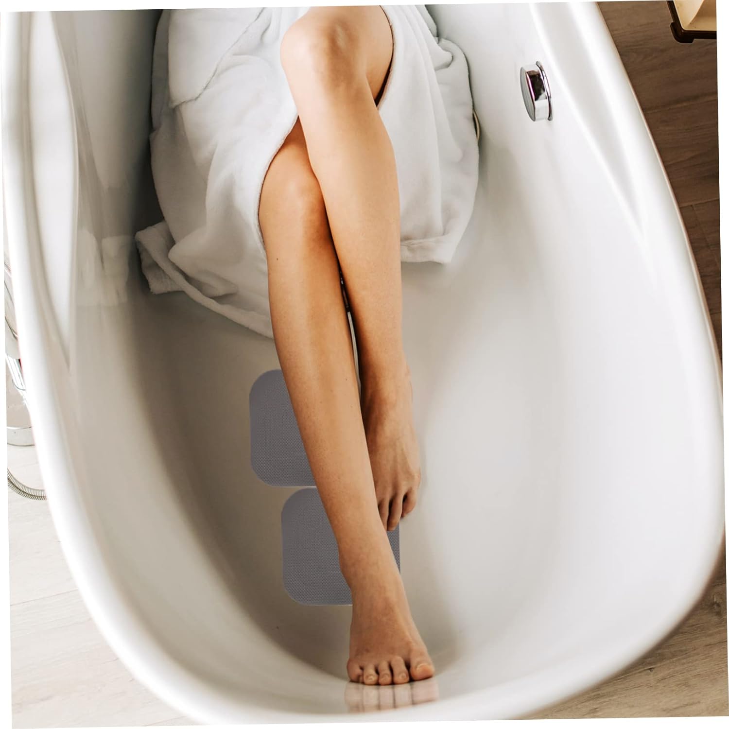 20 Sheets Non-Slip Shower Stickers for Safety