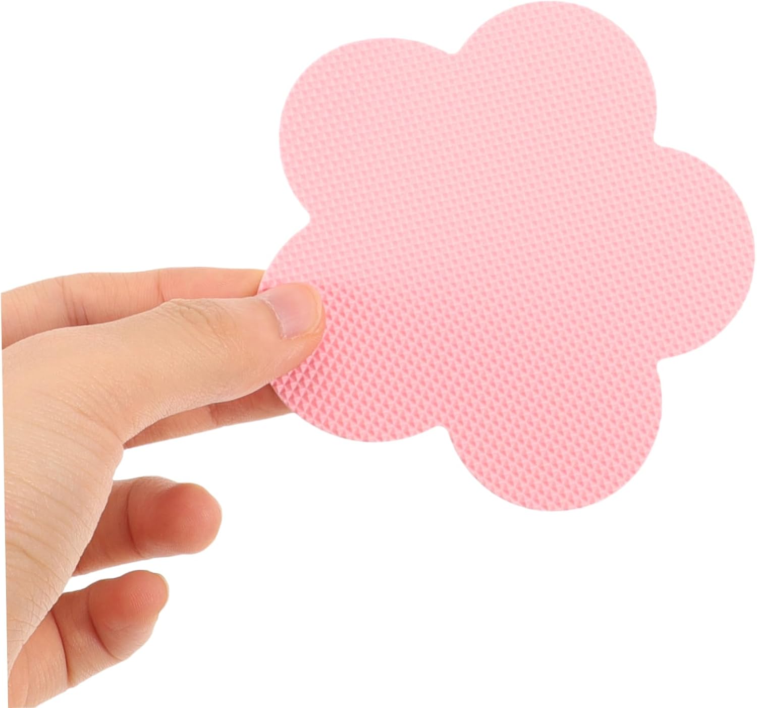 HOLIDYOYO 12pcs Pink Non-Slip Bathtub Stickers 1