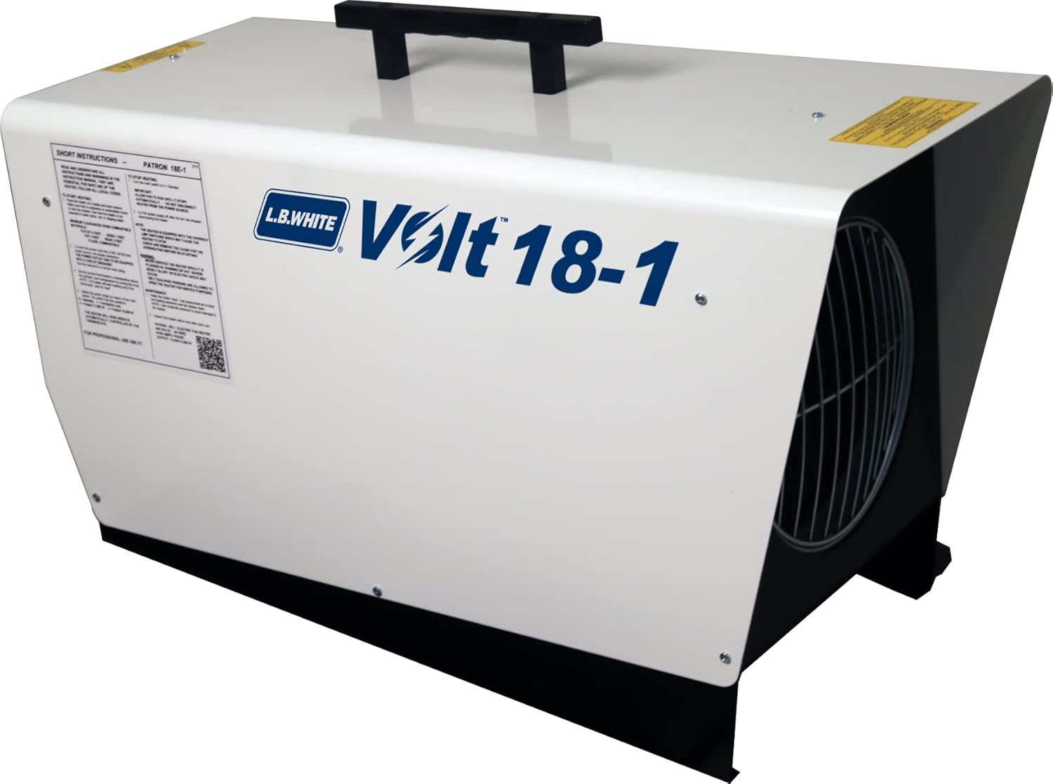 LB White Volt 18-1 Electric Space Heater with Ambient Thermostat