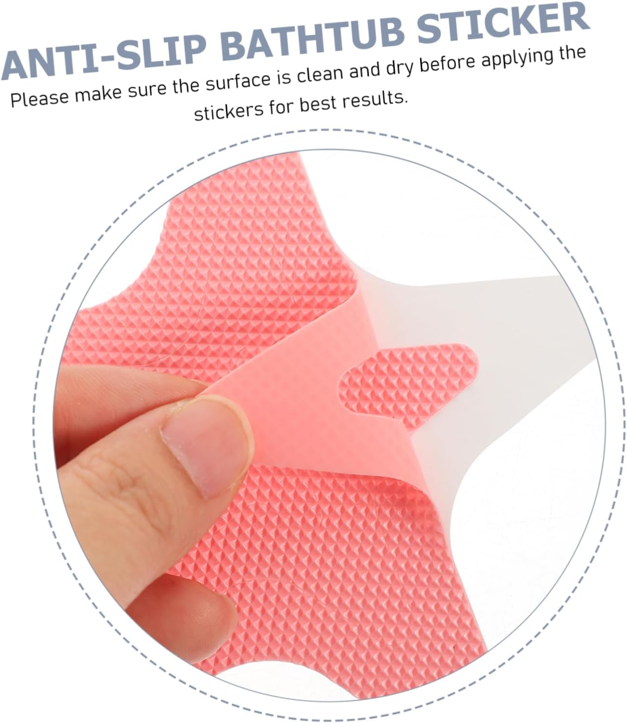 1Set Decorative Star Non Slip Bathroom Stickers 1