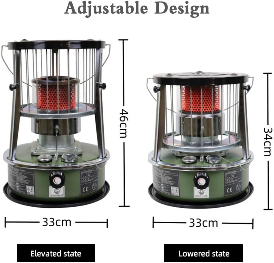 doorslay Kerosene Heater Portable Liftable Space Stove