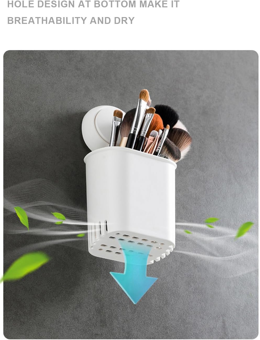 Durable Waterproof Suction Cup Organizer for Kitchen and Bath