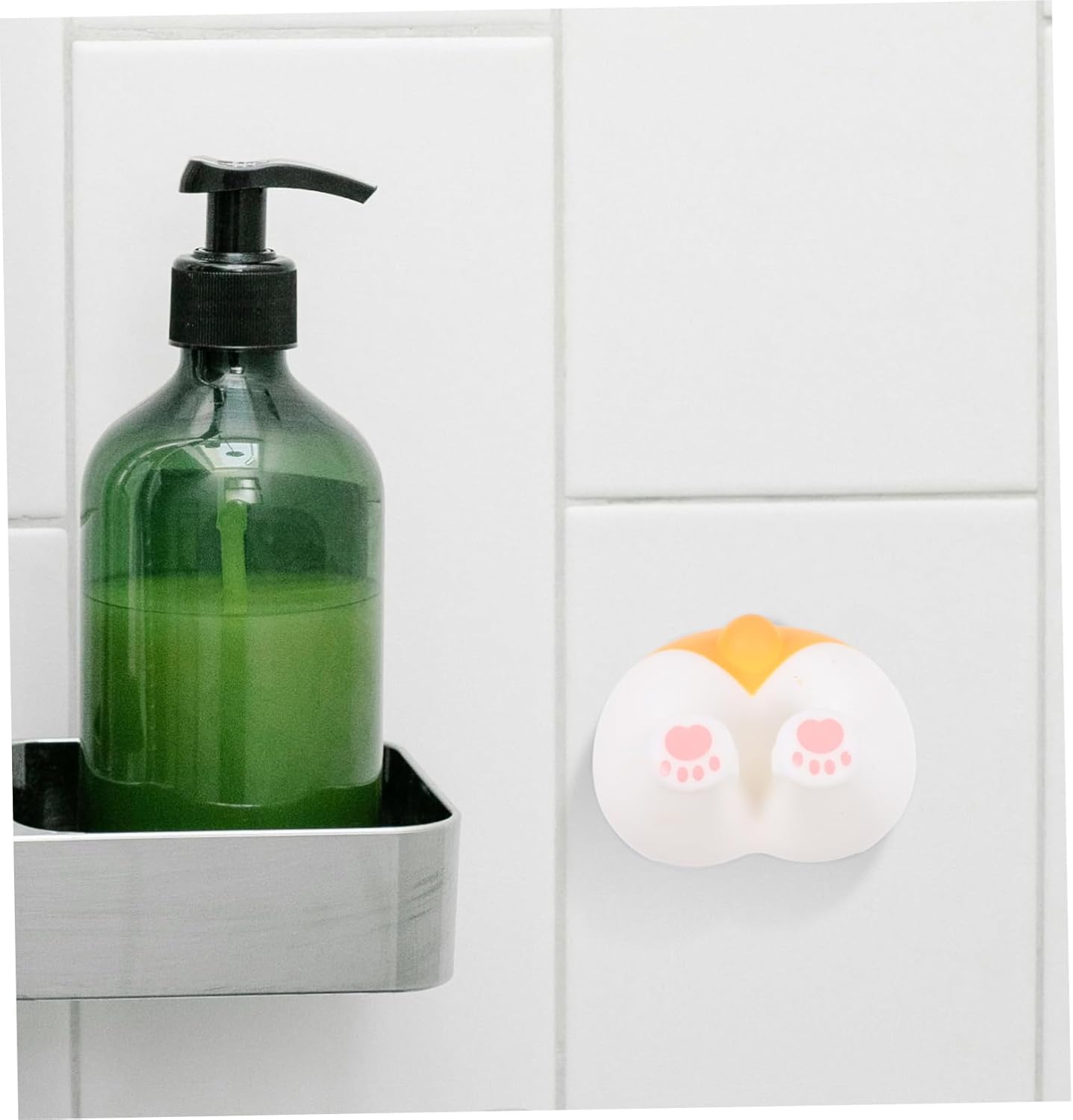GLEAVI Cute Corgi Toothbrush Holder Wall Mounted