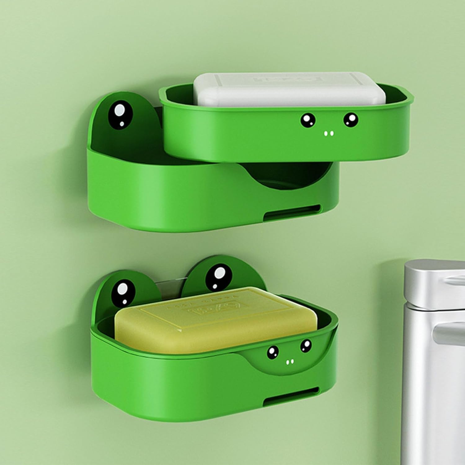 GORBUS Frogs Soap Holder - Wall Mounted with Drainage