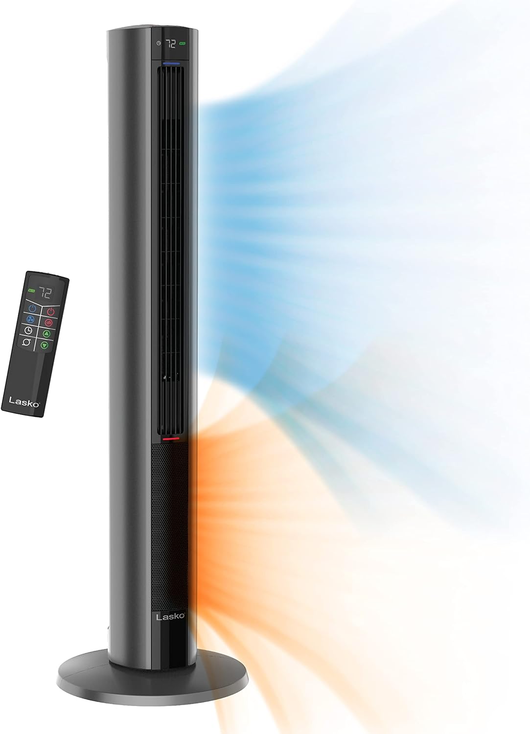 Lasko 42-Inch Tower Fan and Space Heater with Remote Control