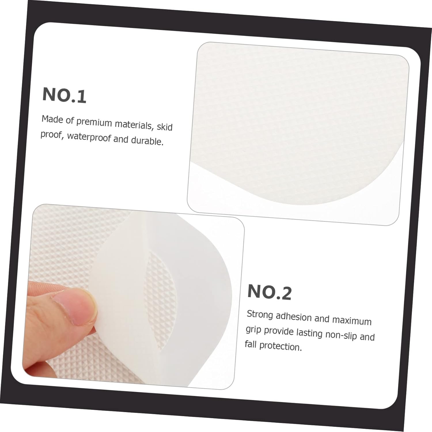 Alipis 72pcs Non-Slip Bathtub Stickers for Kids and Adults
