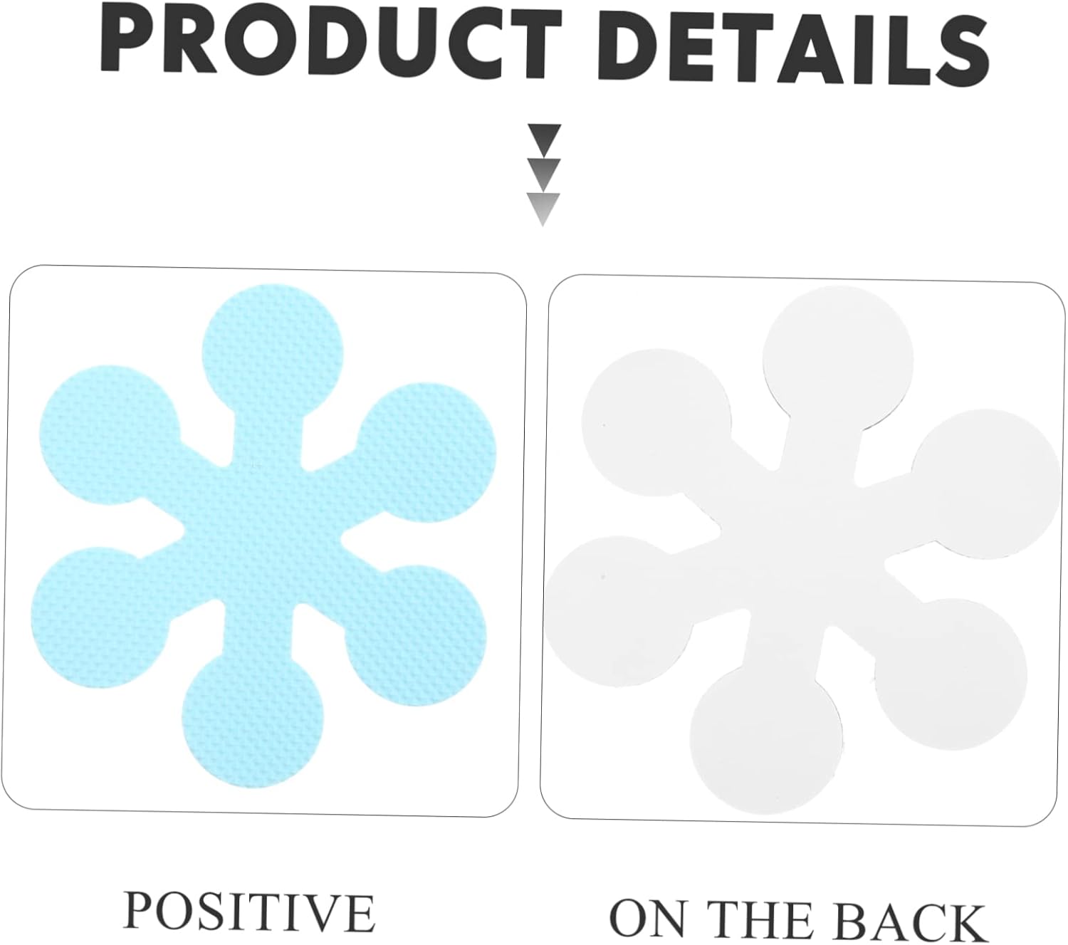 Mobestech Snowflake Non-Slip Bathtub Stickers