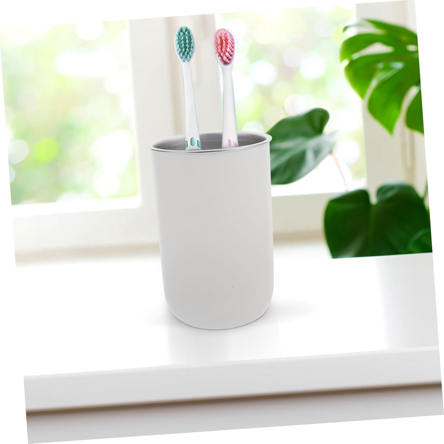 Zerodeko Portable Toothbrush Holder 350ml Reusable Cup