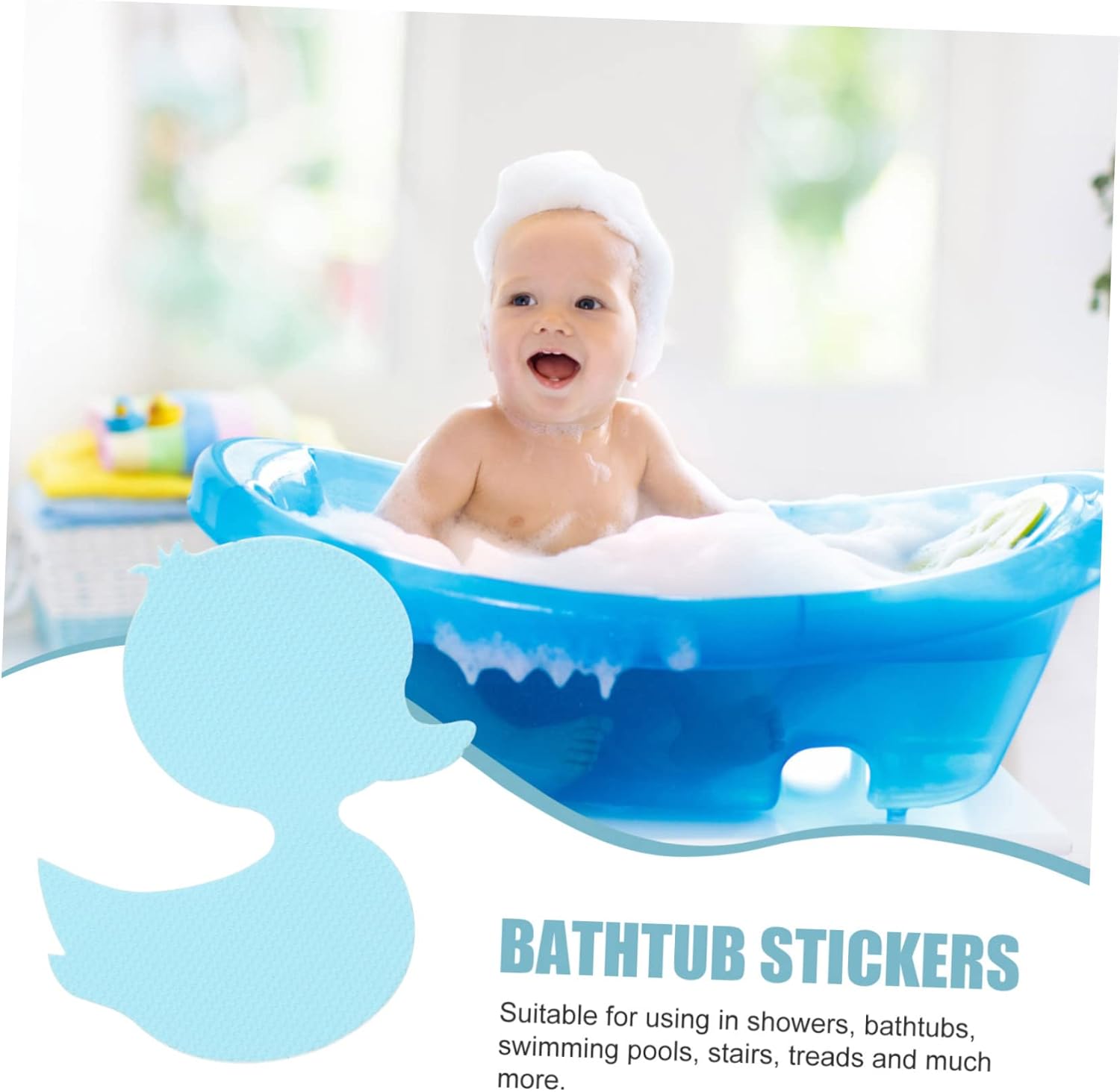 24pcs Non Slip Bathtub Stickers for Bathrooms and Showers