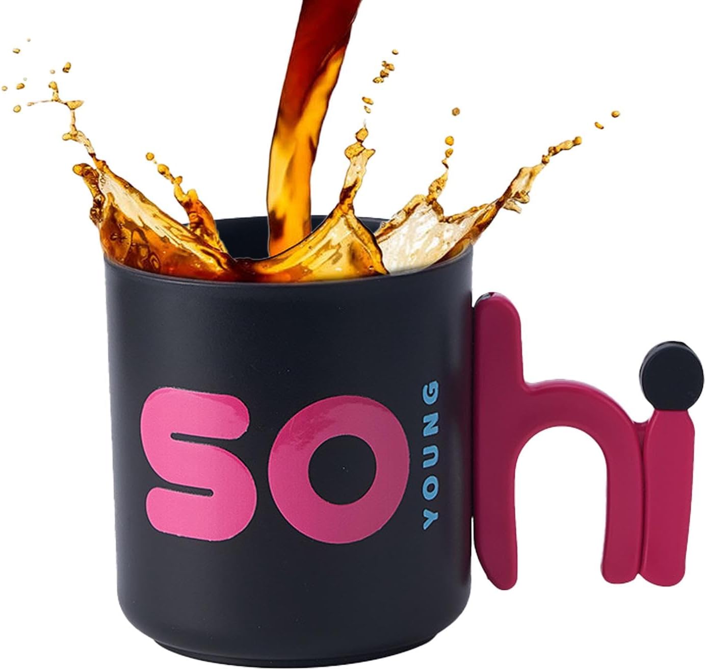 Reusable Mouthwash Cup with Fun Letter Design