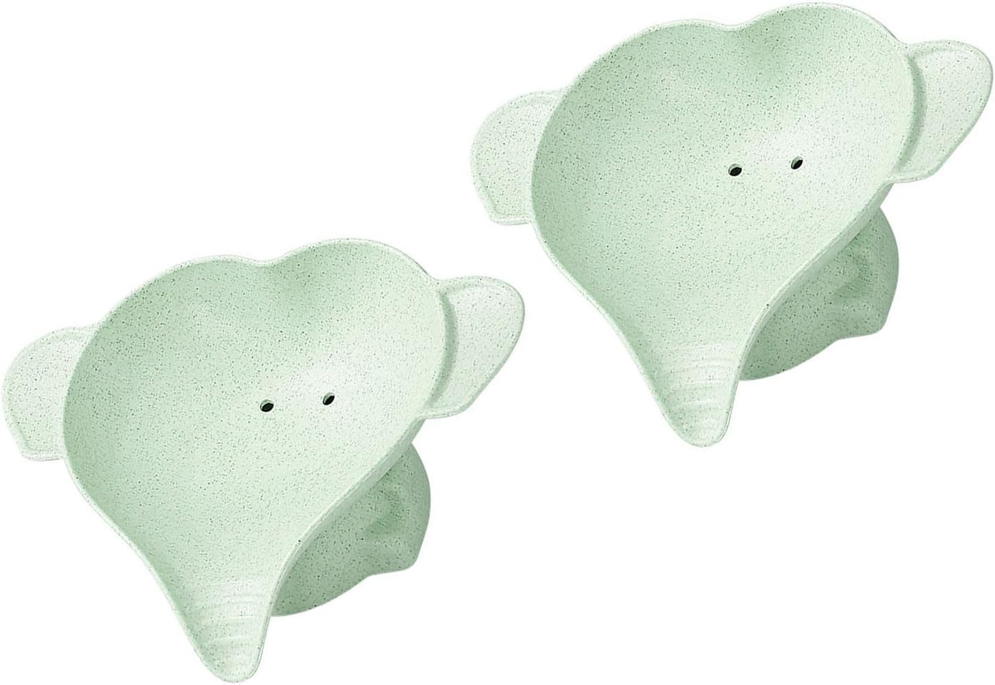 LOXGO Elephant Soap Dish Fun Storage Drainer