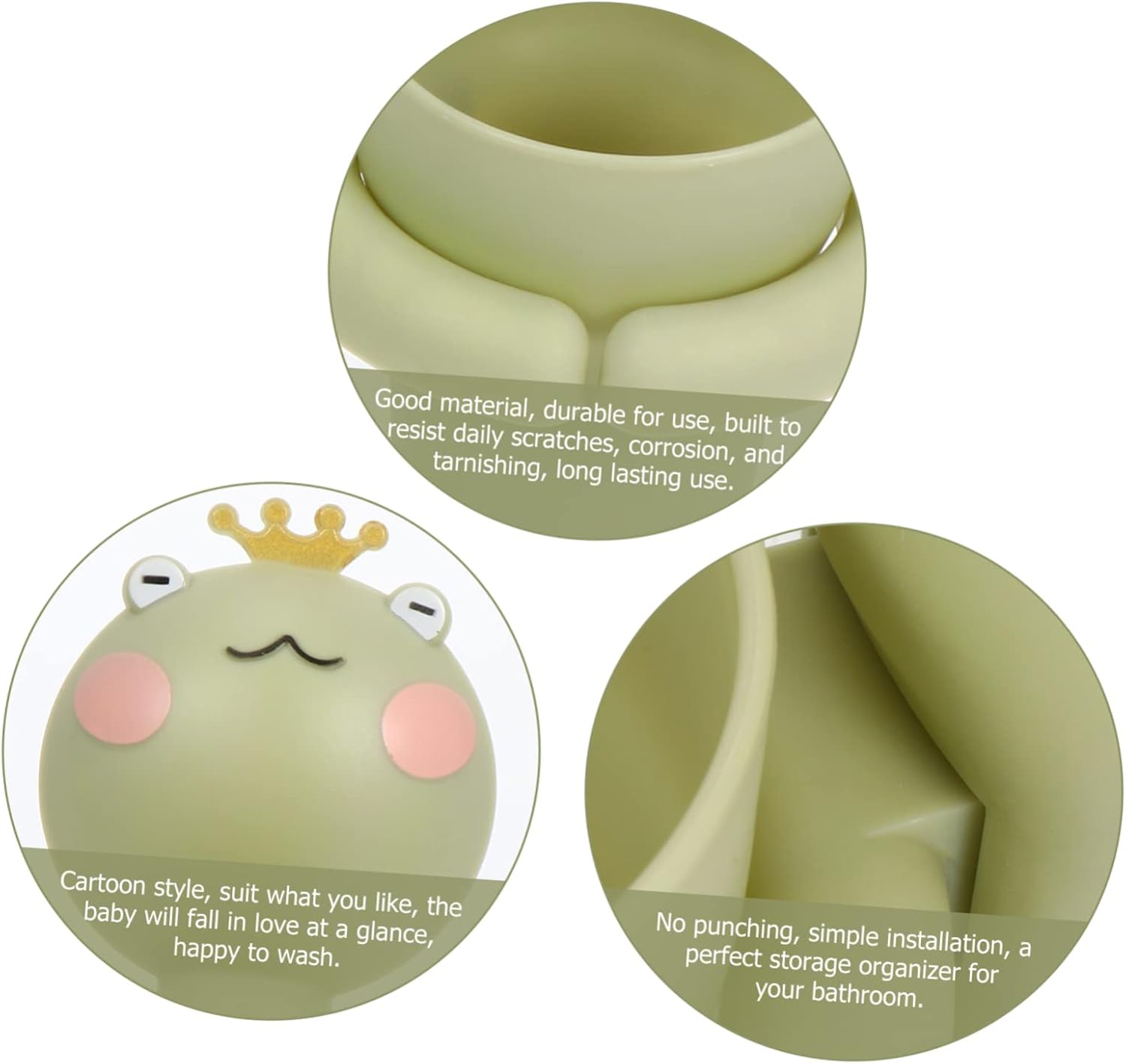 Cartoon Style Wall Mounted Toothbrush Holder