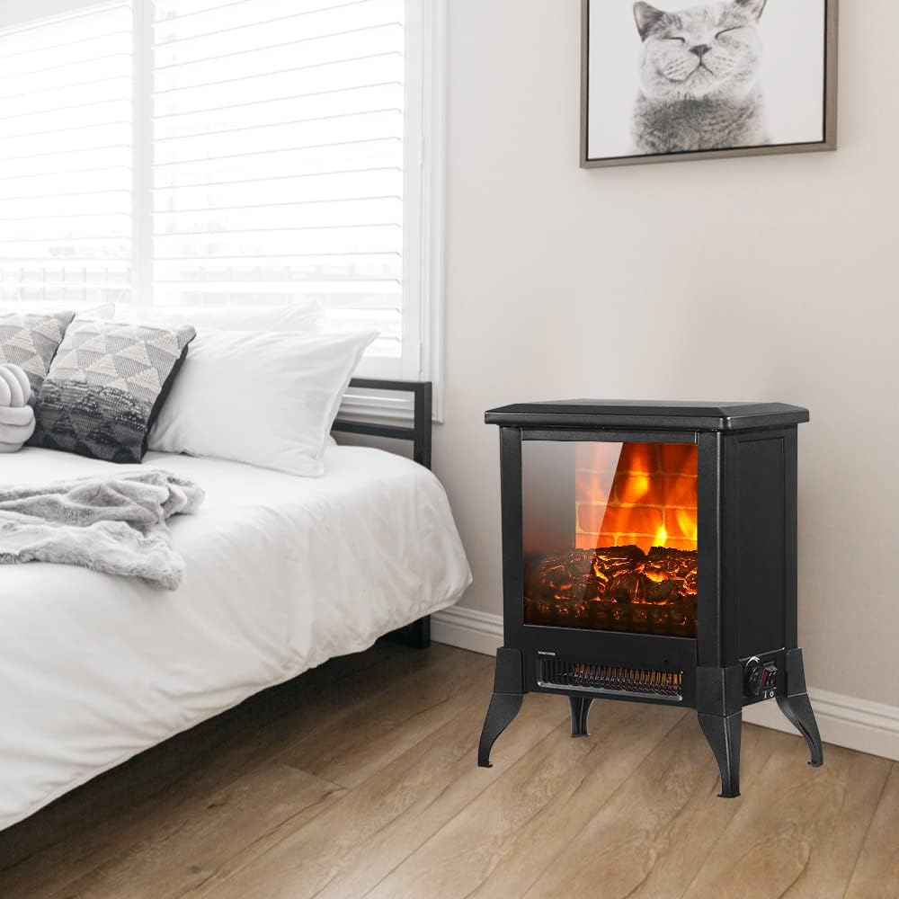 Winado Electric Fireplace 18 with Realistic Flame and CSA Certification