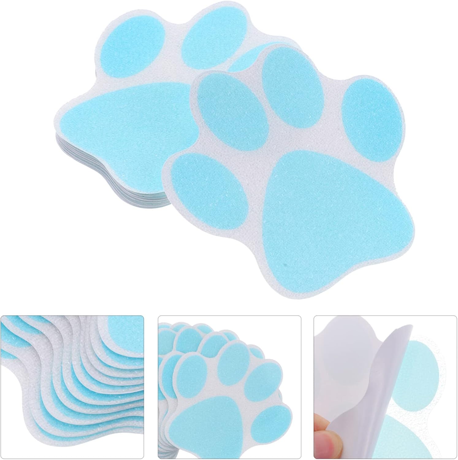 Healeved Bath Paw Stickers 10pcs Non-Slip Safety