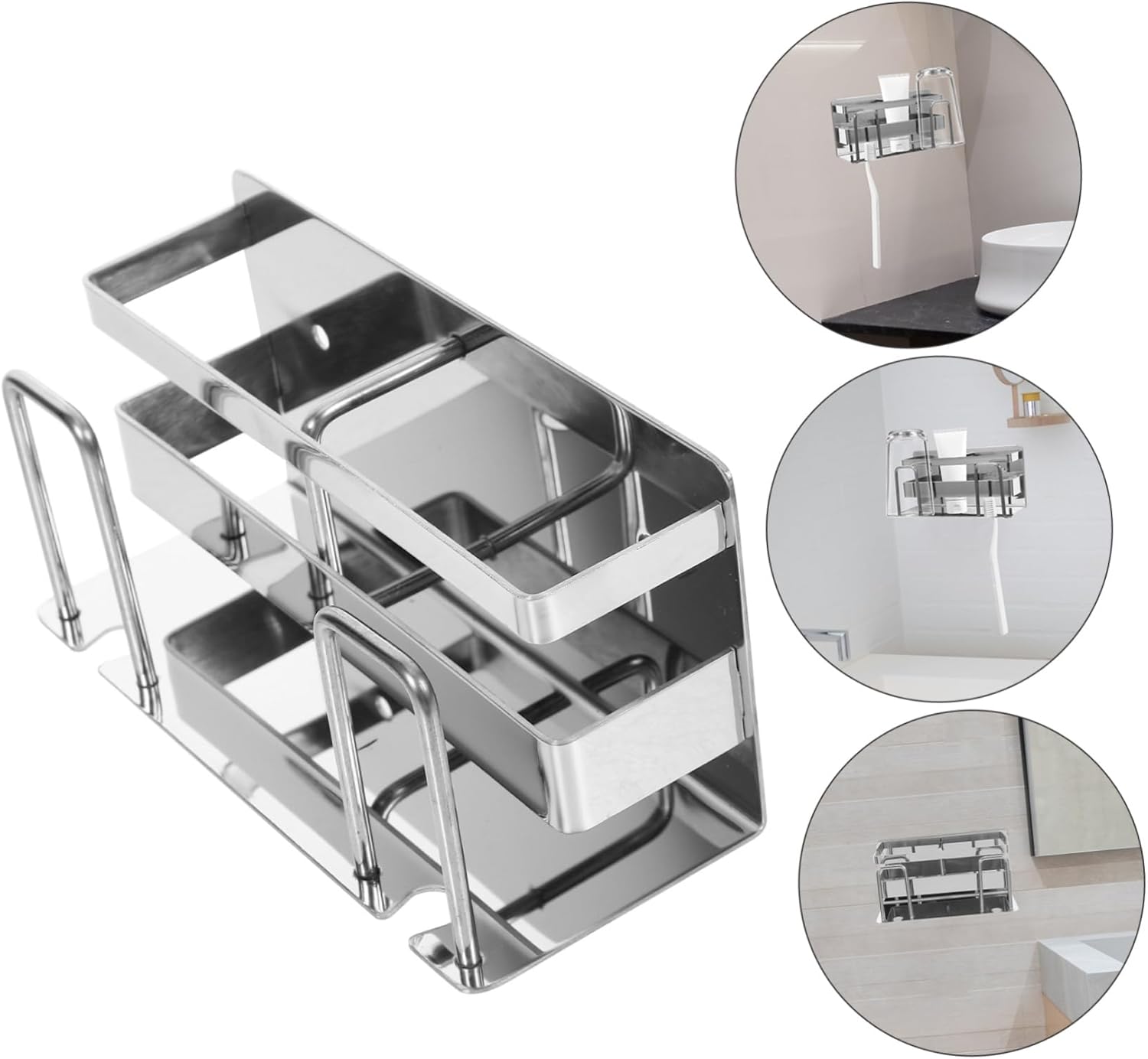 Zerodeko Wall Mounted Toothbrush Holder