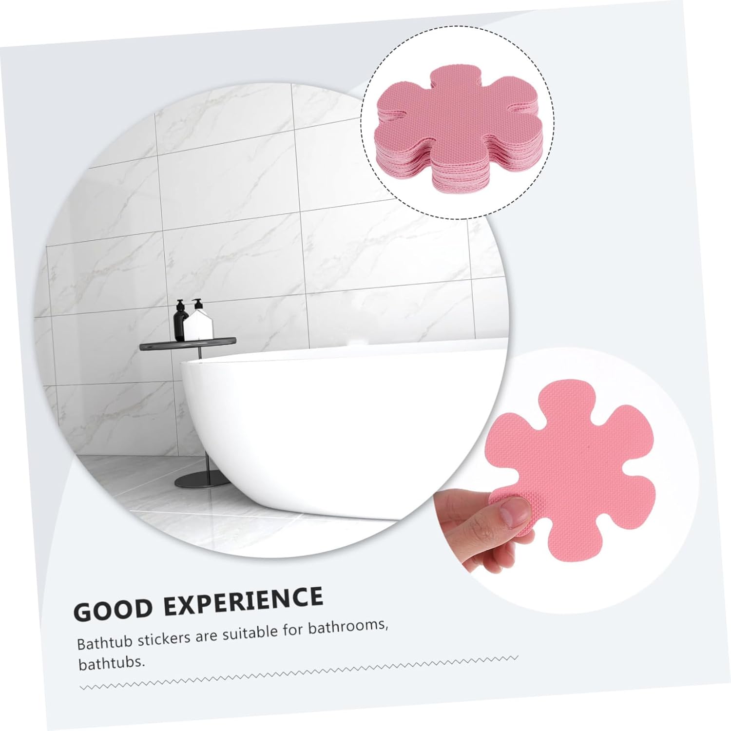 MAGICLULU Non-Slip Tub Shower Stickers for Bathroom Safety