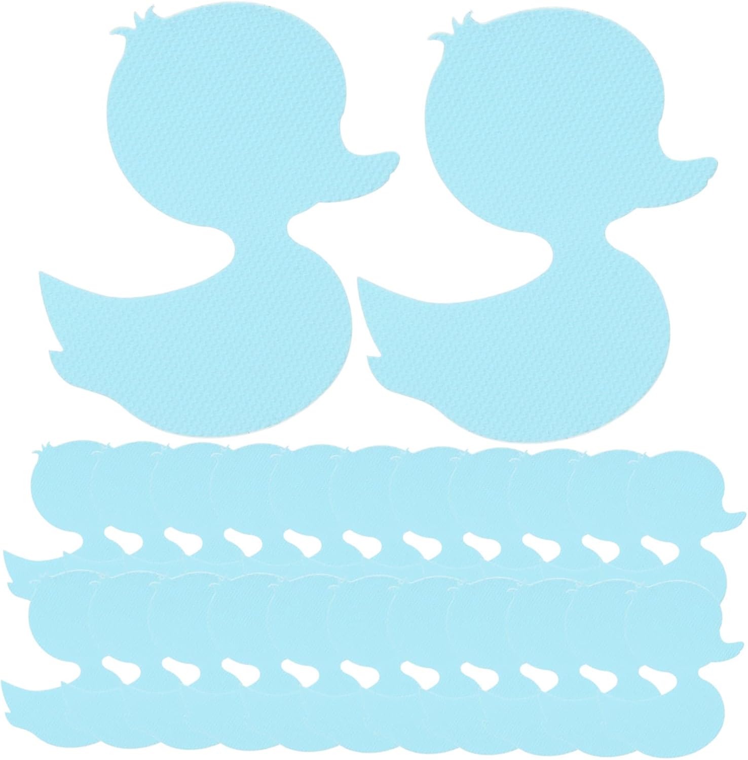 GLEAVI 24Pcs Non-Slip Bathtub Stickers Cute Duck Adhesive Decals for Safety