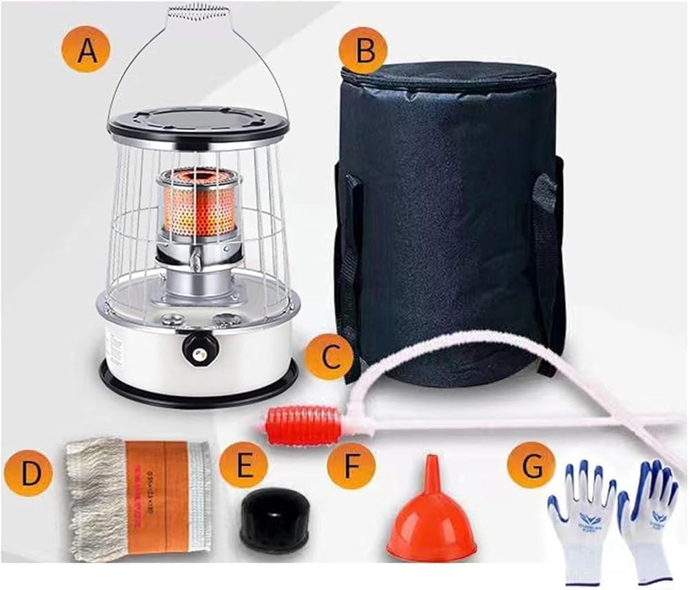 Large Kerosene Stove Heater with Safety Features