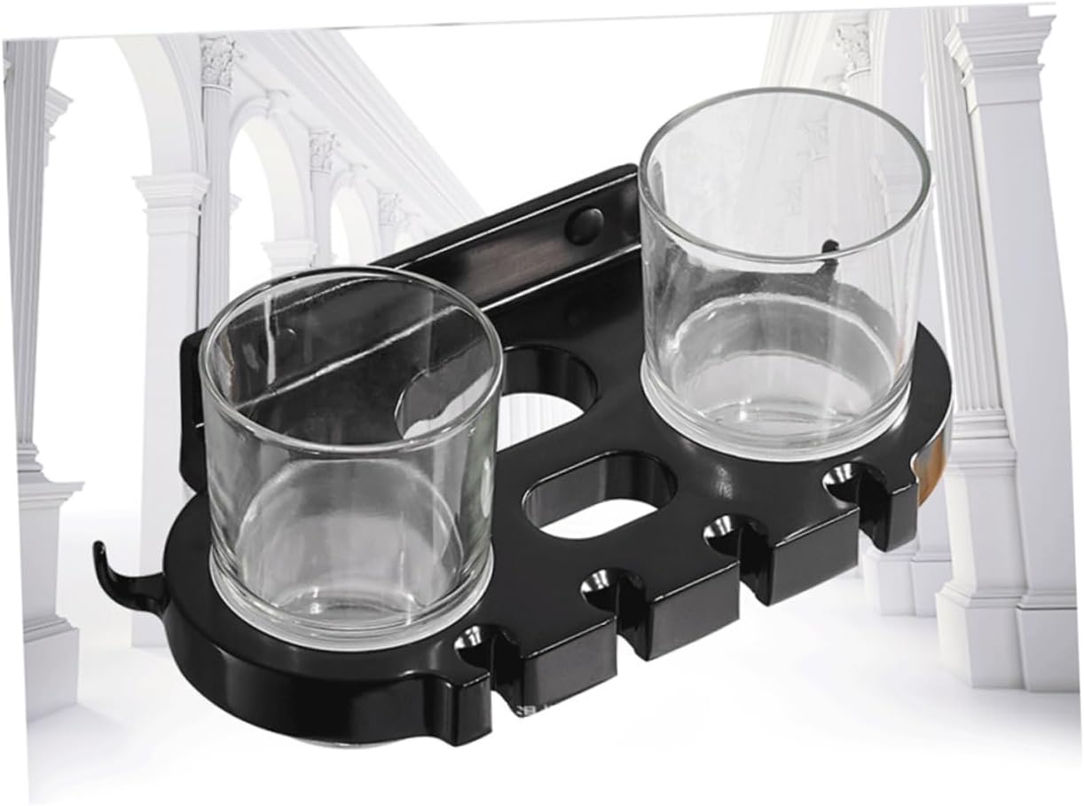 Stylish Aluminum Toothbrush Holder with Cups