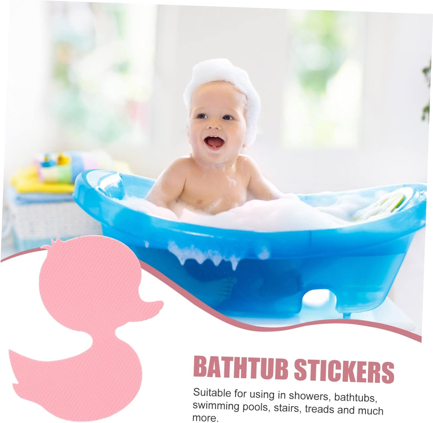 Zerodeko Non-Slip Bathtub Stickers 24pcs Anti-Slip Sticker for Bathroom Safety