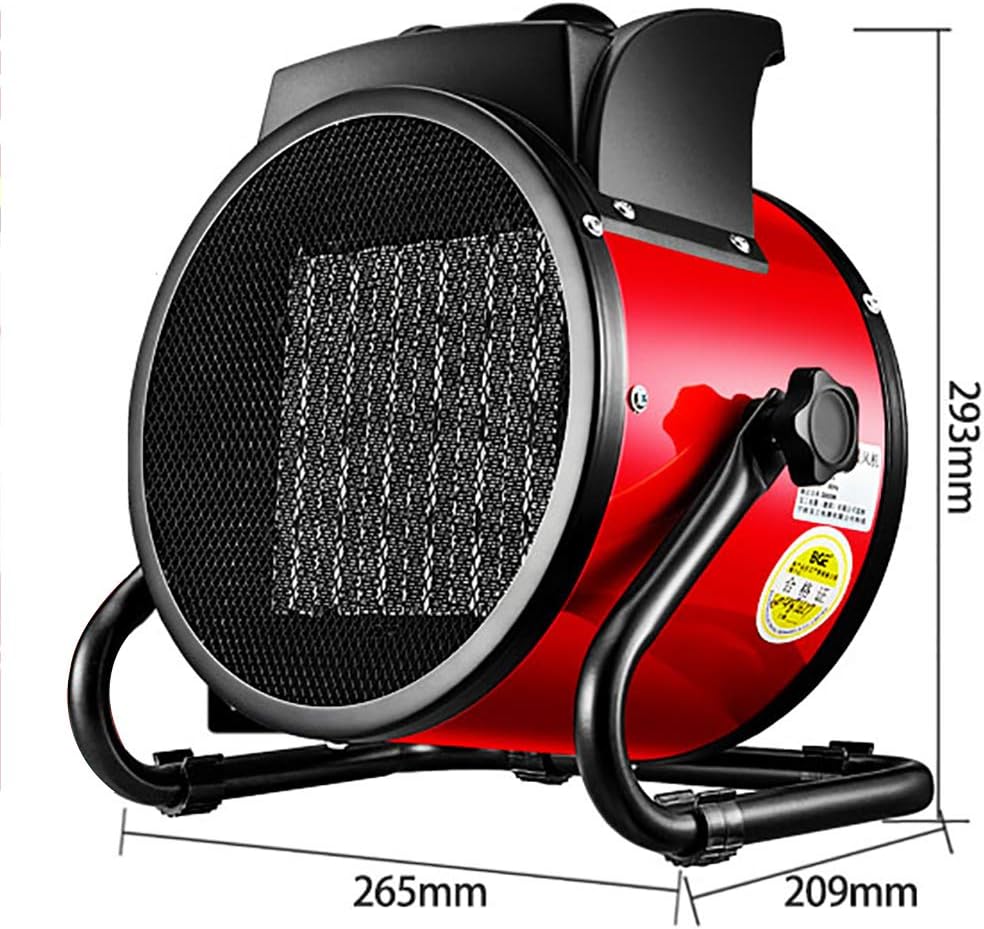 3000W Drum Fan Heater with 3 Heat Settings