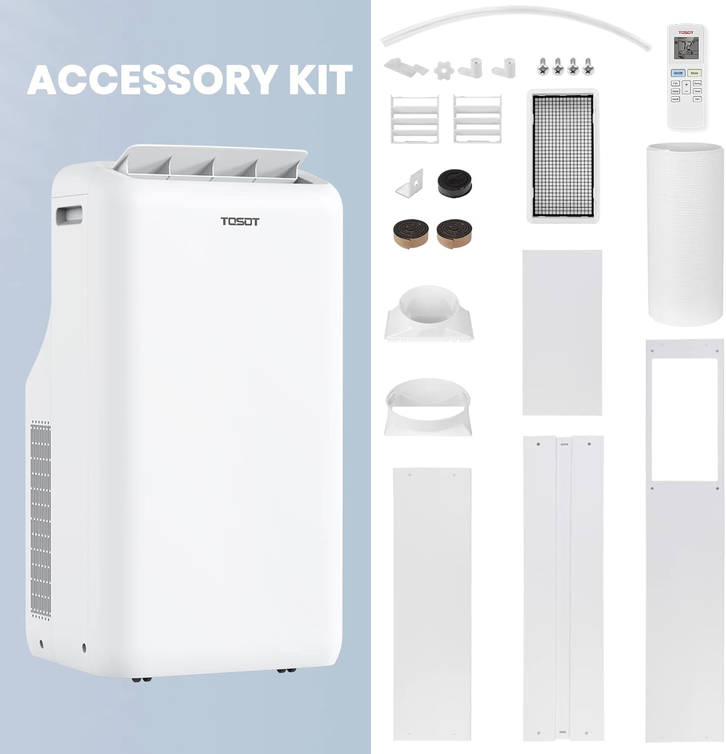 TOSOT 14000 BTU Smart WiFi Portable AC with Heater
