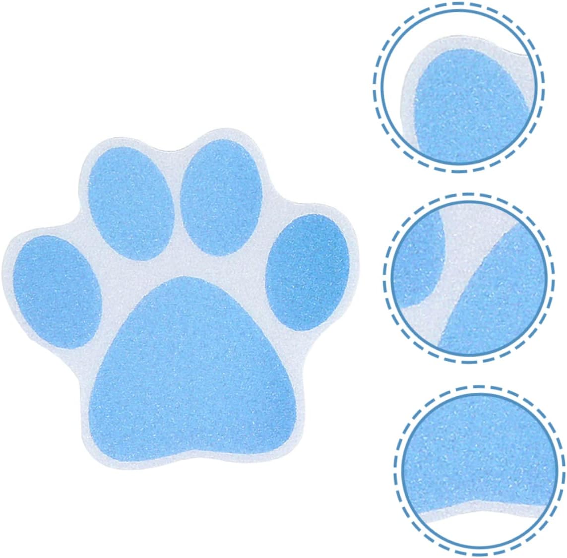 IMIKEYA 10pcs Dog Paw Print Non-Slip Stickers for Bathrooms