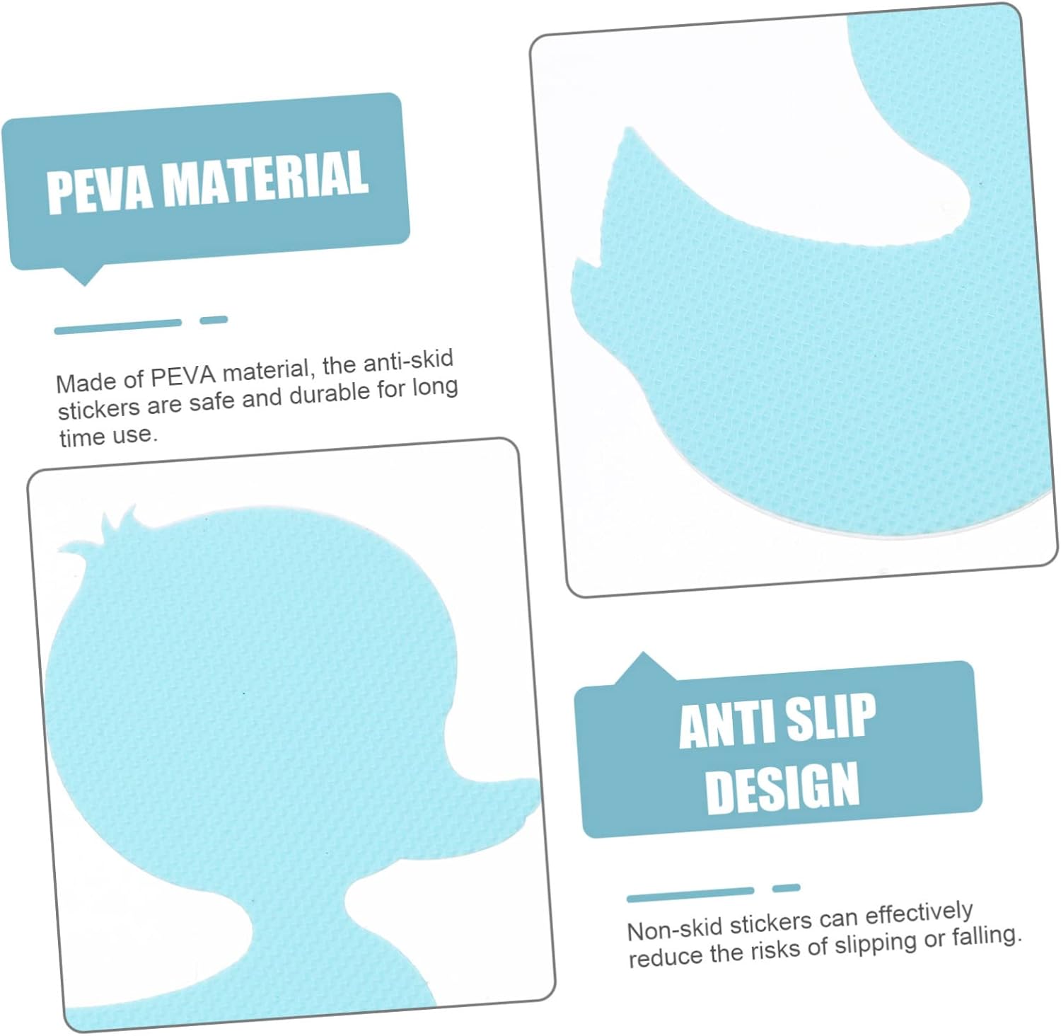 24pcs Duck Bath Tub Stickers Non-Slip Decals for Bathroom Safety