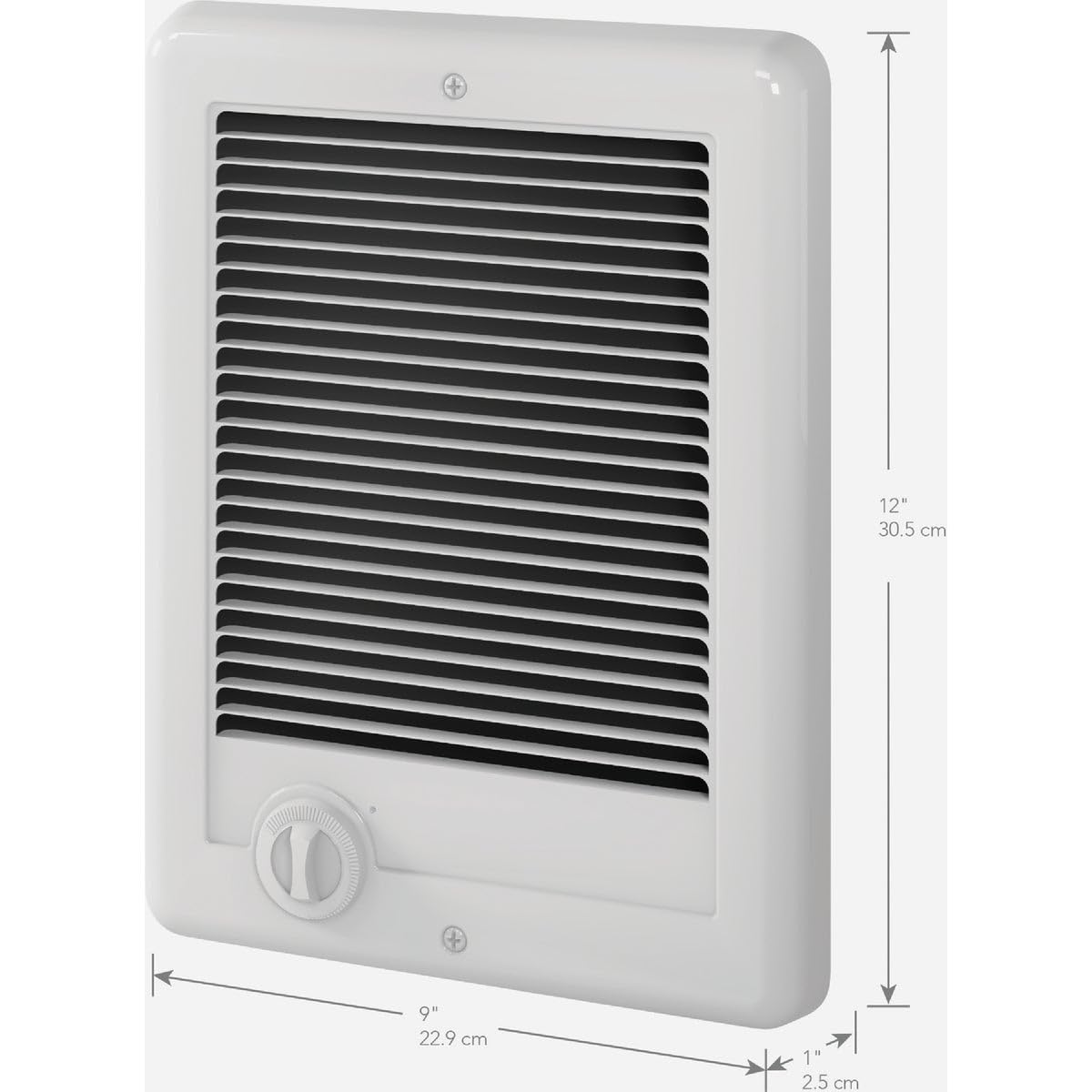 Cadet Com-Pak Wall Heater with Thermostat 1500W White
