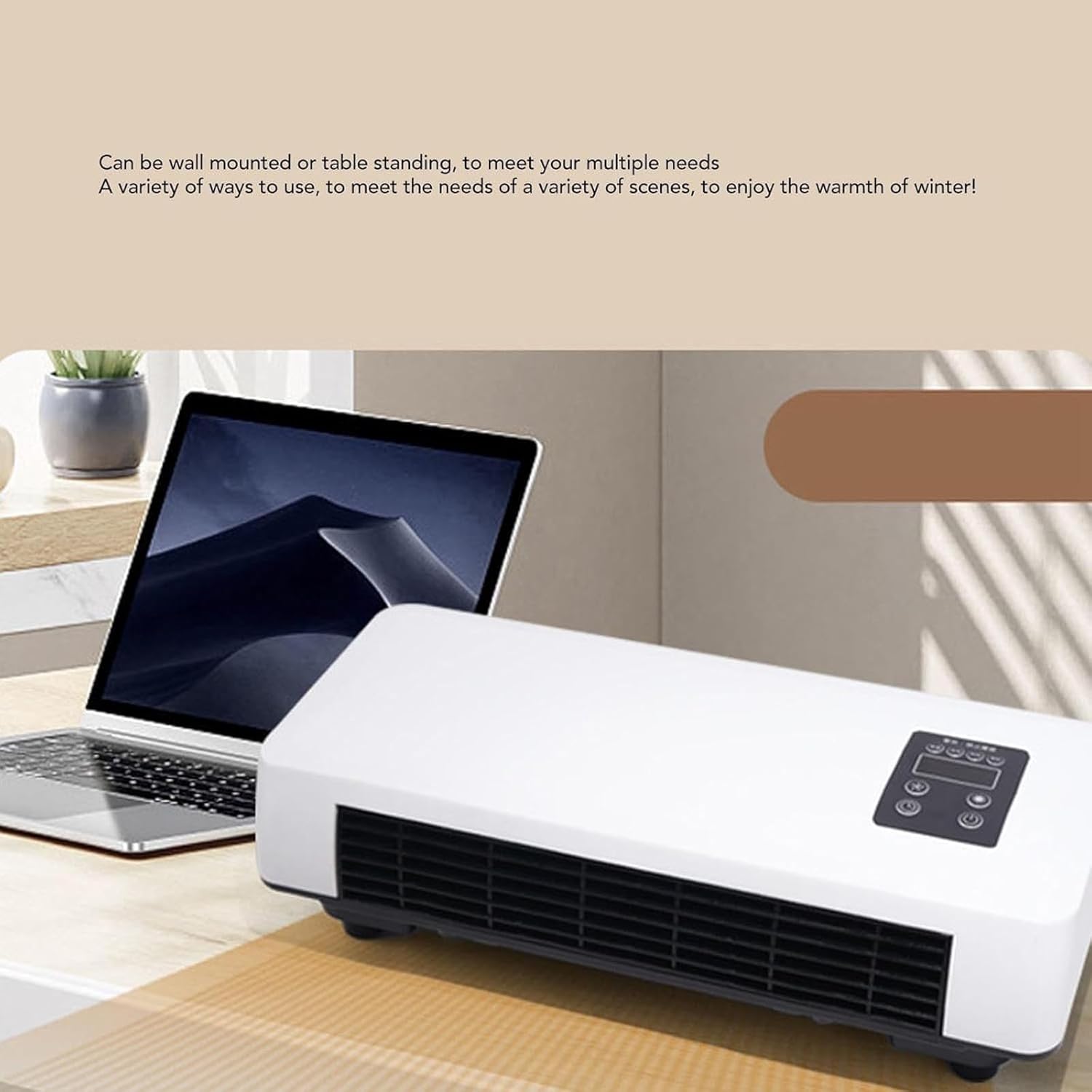 SanKeJin WZ Wall Mounted Heater with Fan and Remote