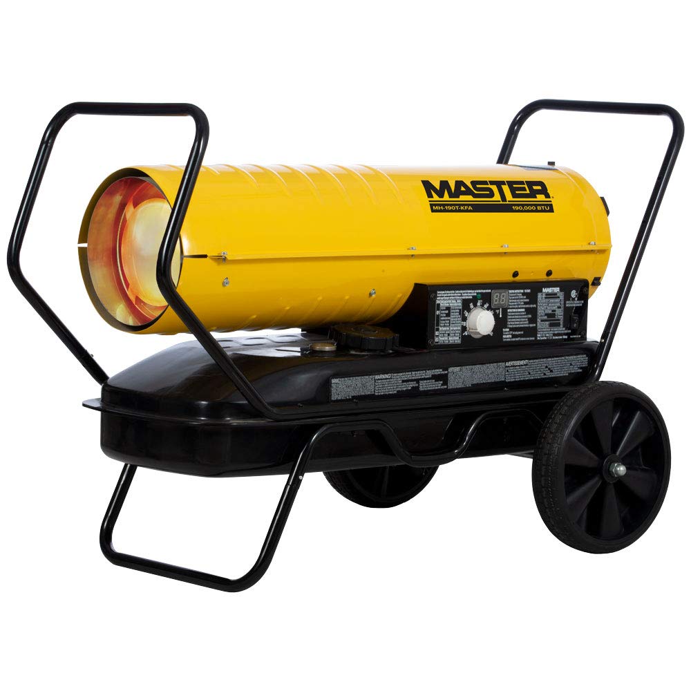 Master MH-190T-KFA Kerosene Forced Air Heater with Thermostat