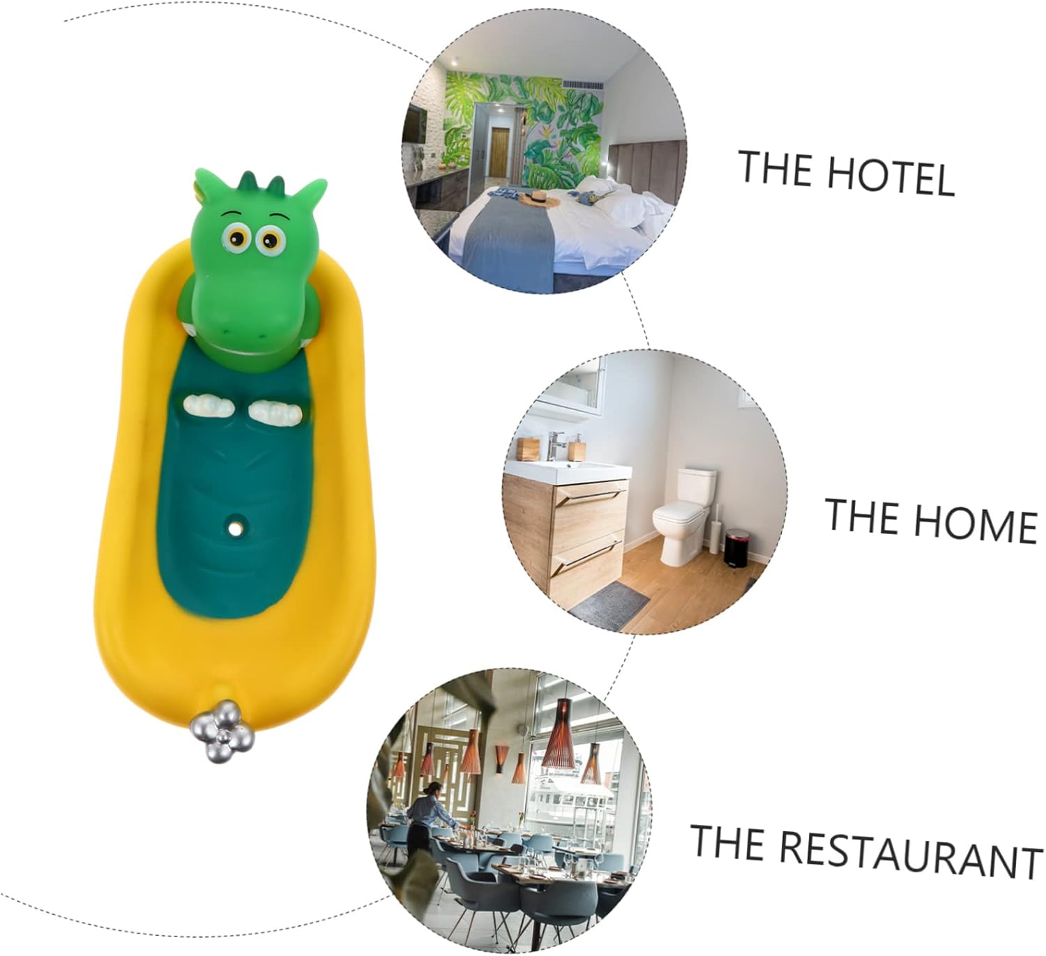 STOBAZA Dinosaur Soap Box Sponge Holder for Kitchen Bathroom