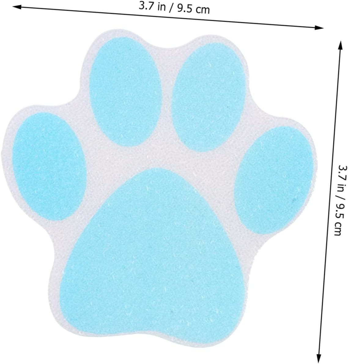 TINEASUR Anti-Fall Stickers 10pcs Non-Slip Paw Print Decals