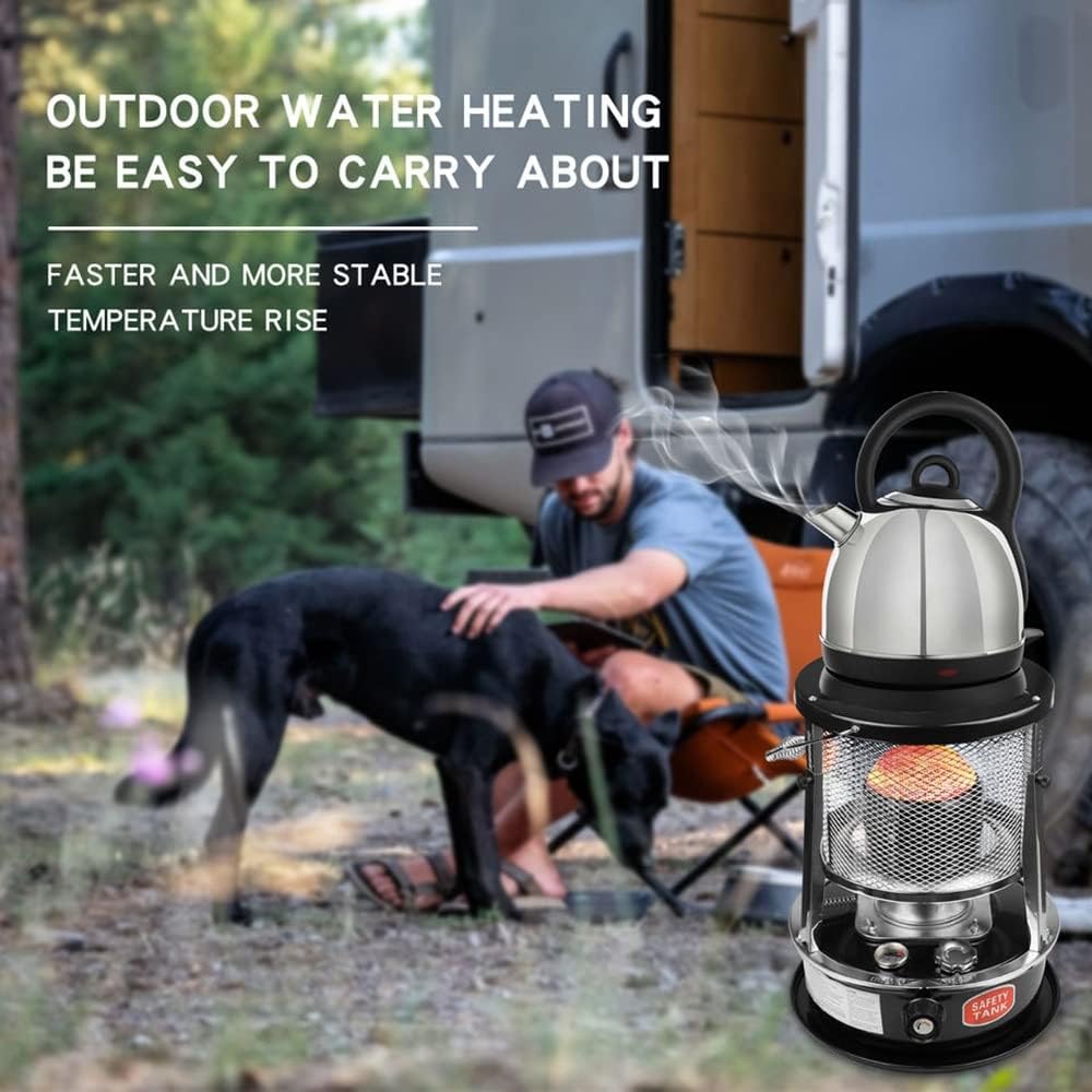 WEBUP Kerosene Heater 45L Portable Stainless Steel