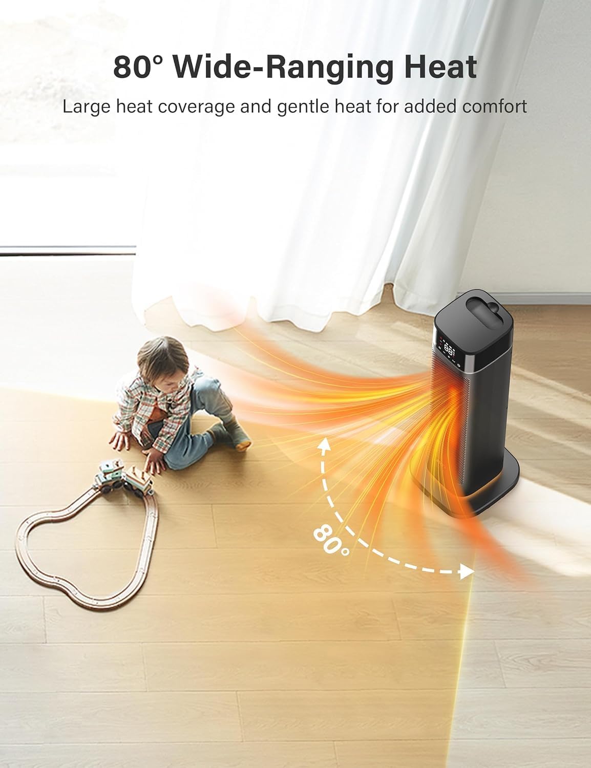 JRD 24 Fast Heating Electric Heater with Remote and Night Light