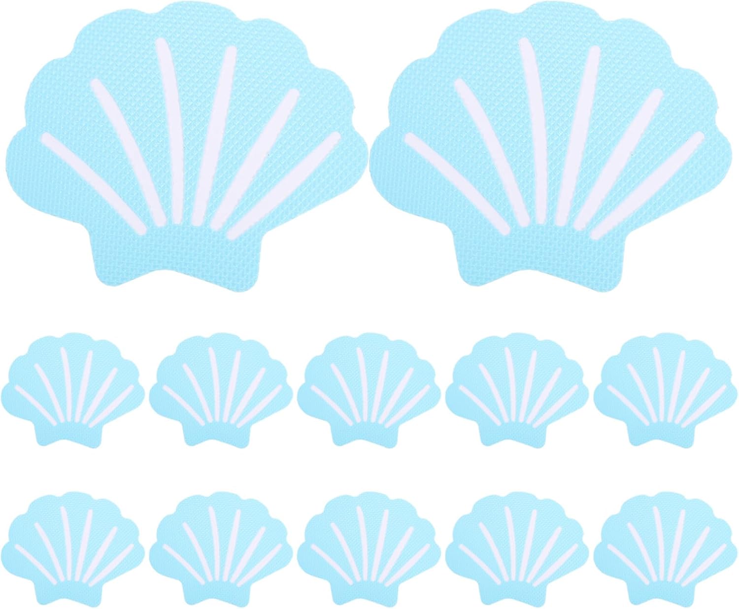 Cabilock 12pcs Shell Anti-Slip Stickers for Bathtub