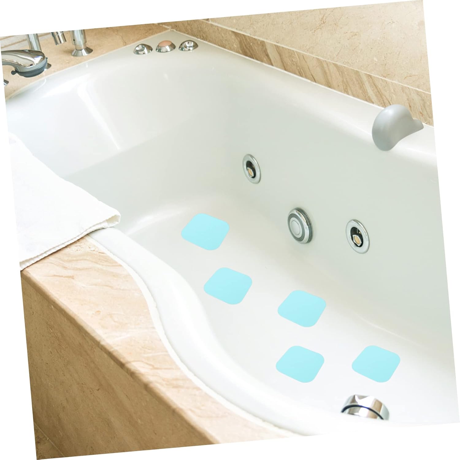 SOPOTUTU 36Pcs Non-Slip Bathroom Stickers for Bathtub and Shower