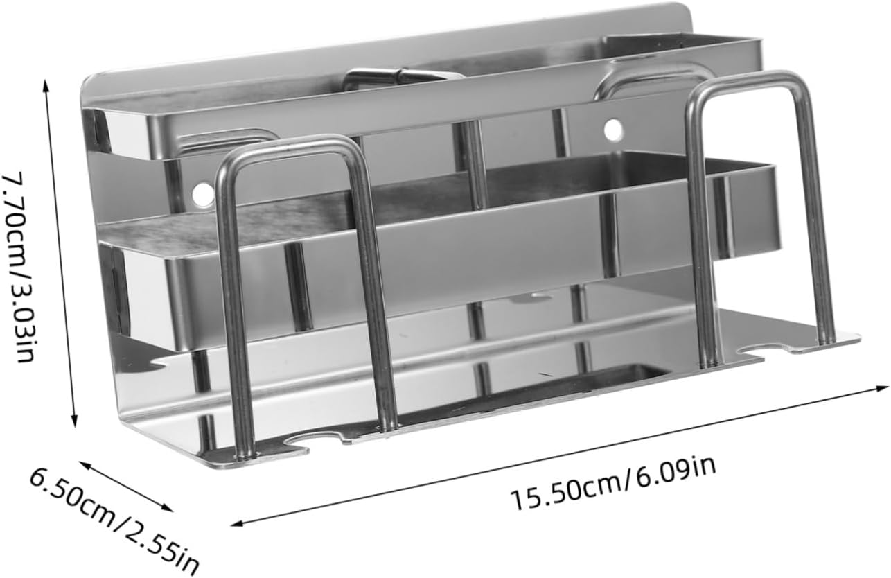 PRETYZOOM Modern Wall-Mounted Toothbrush Holder